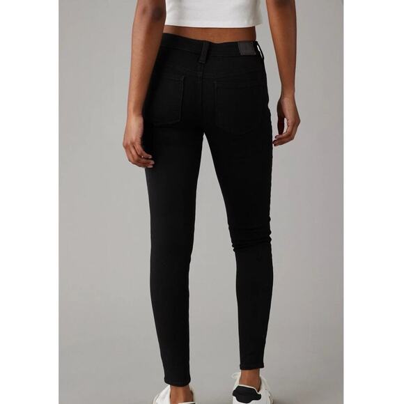 AE Next Level Low-Rise Jegging in Black - Picture 3 of 6